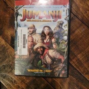 Jumanji Welcome to the Jungle DVD Movie Dwayne Johnson Kevin ‎ Jack Black
